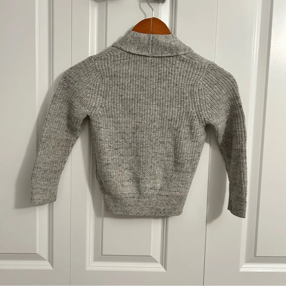 Baby Gap Shawl Collar Cardigan Sweater | Toddler 4 Years | Gray‎ Knit